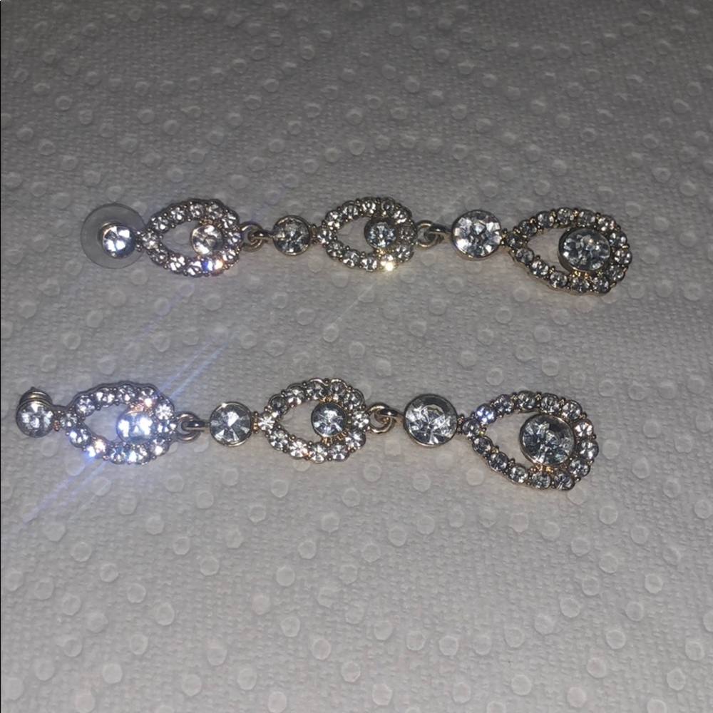 Diamond jewled earrings